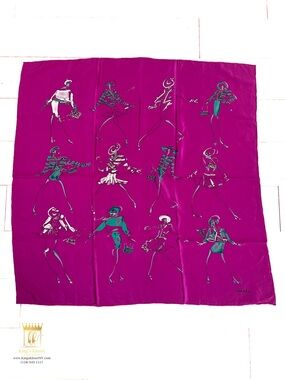 Chanel silk scarf